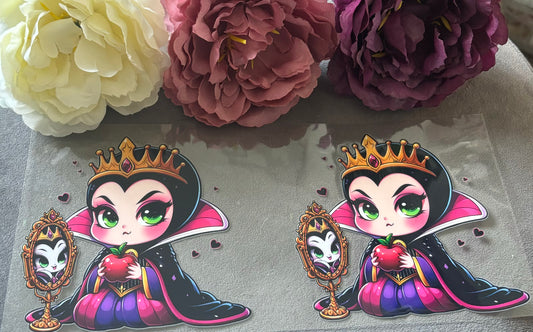 550ml Glass or plastic cup - Baby evil queen