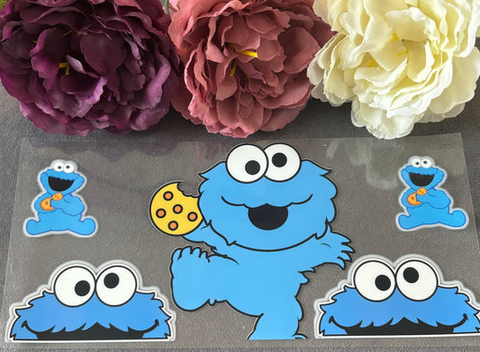 550ml Glass or plastic cup - Cookie Monster