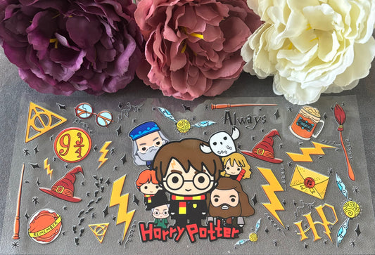 550ml Glass or plastic cup - Harry Potter