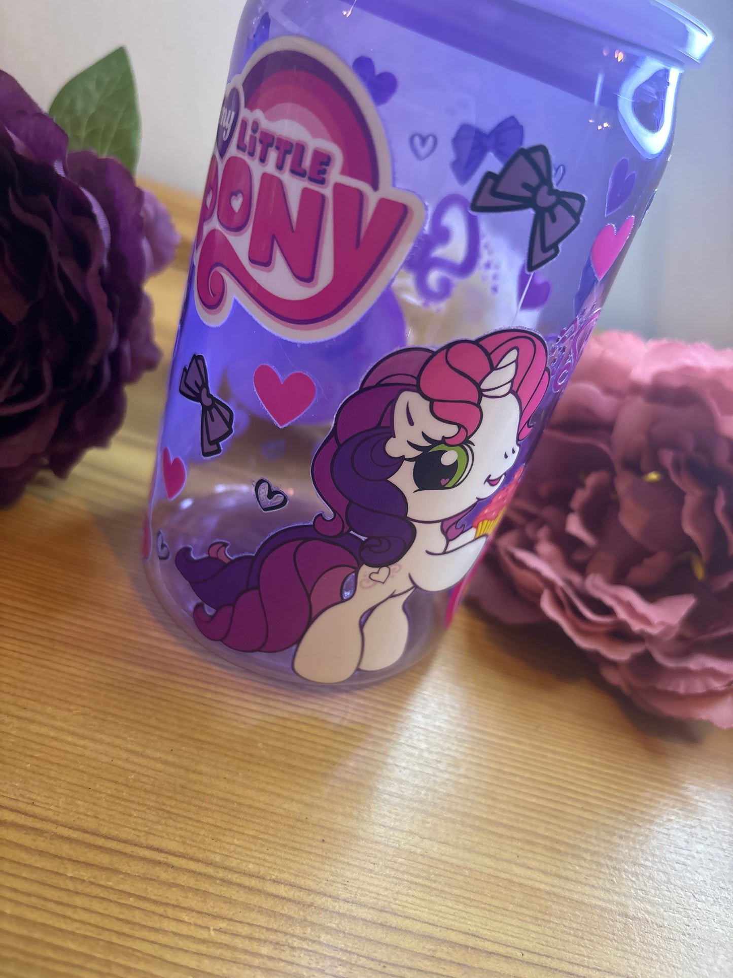 550ml purple plastic cup - My little pony