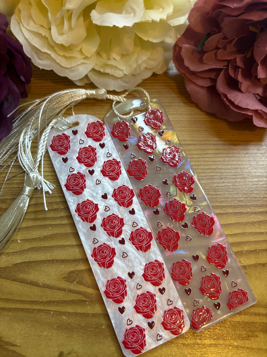 Red rose bookmark