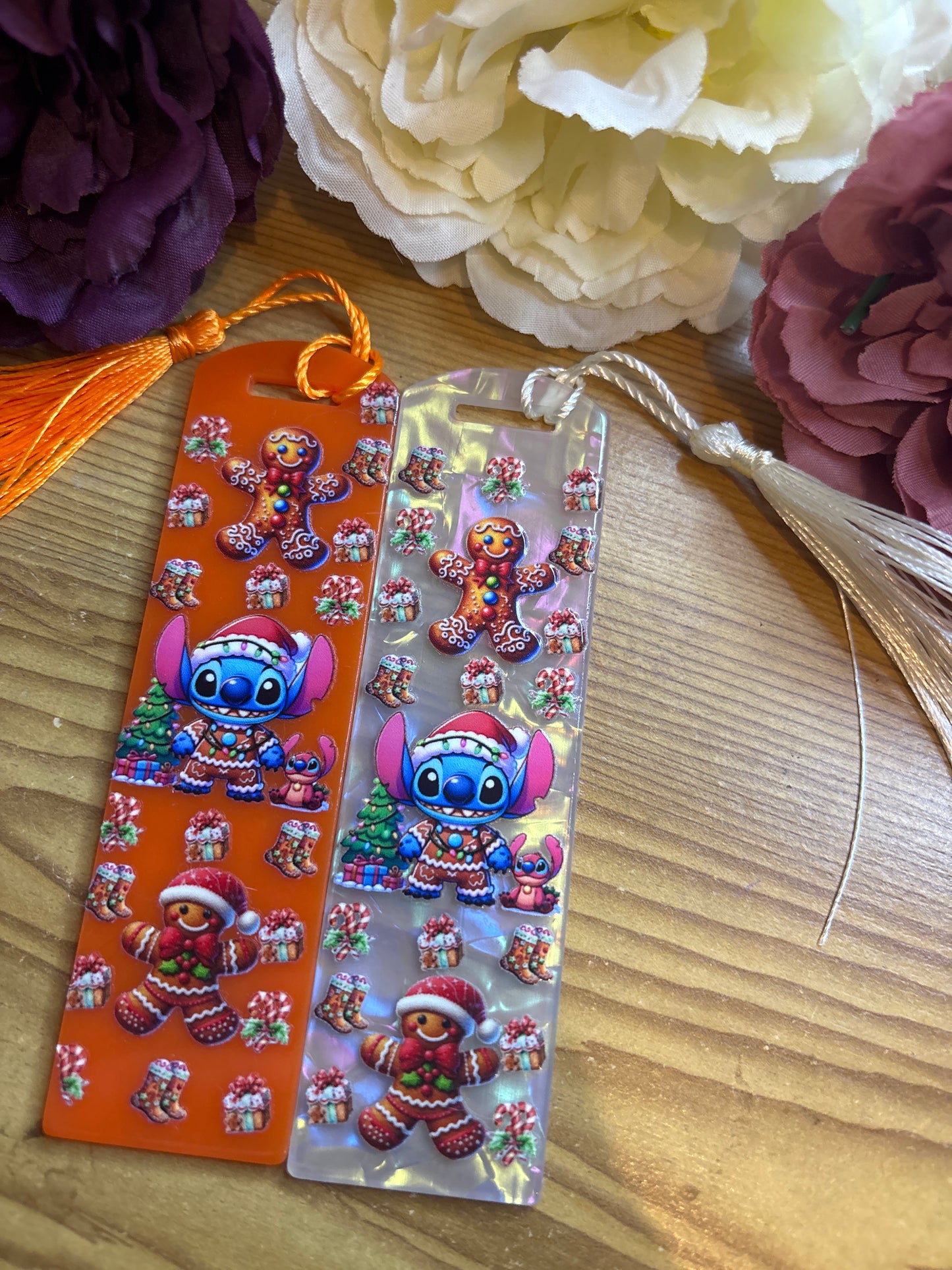 Stitch Christmas bookmark